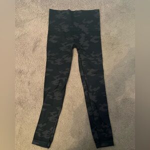 Spanx dark camo leggings